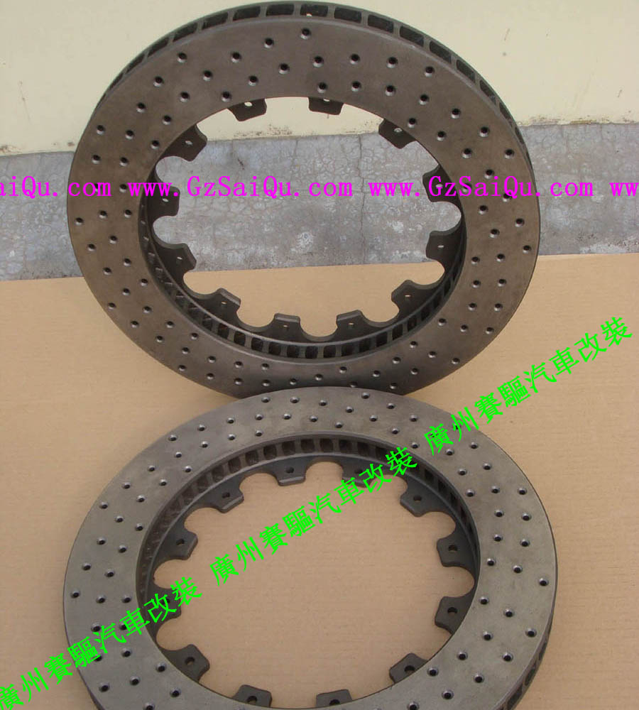 362毫米打孔剎車(chē)碟散熱性能好加大剎車(chē)碟改裝剎車(chē)盤(pán)