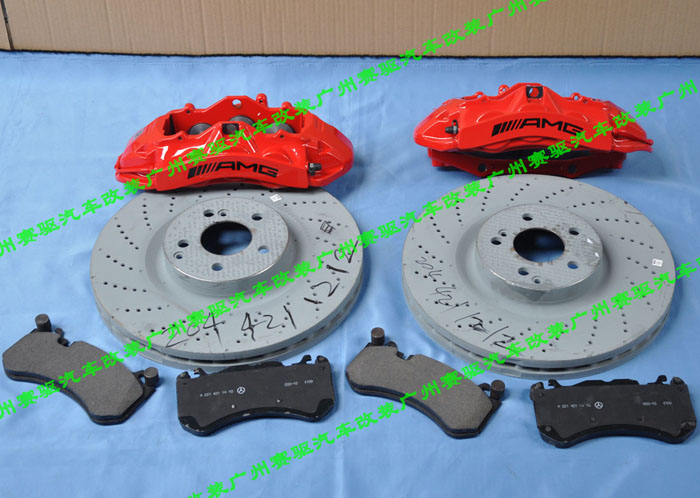 奔馳c級升級AMG剎車 奔馳E級改裝AMG剎車套件 W204 amg剎車 W212專用AMG卡鉗 德國正品AMG鮑魚