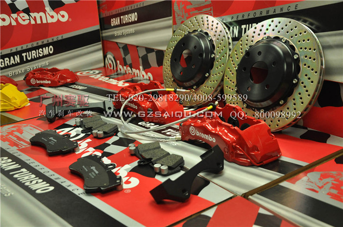 豐田銳志剎車改裝升級brembo大六活塞剎車套件