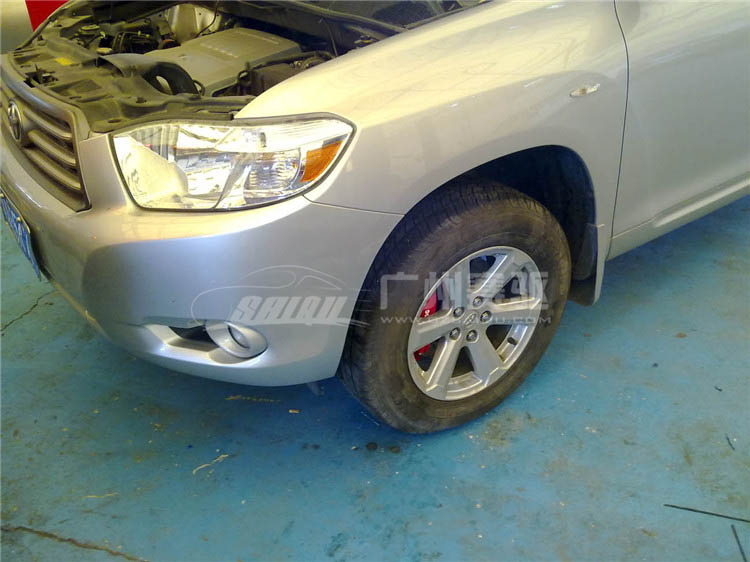 漢蘭達(dá)剎車(chē)升級(jí)改裝AP5200紅色剎車(chē)鮑魚(yú) 剎車(chē)卡鉗