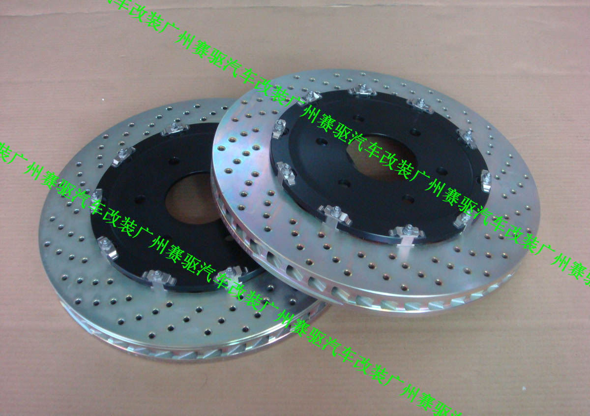 意大利原裝brembo380*34MM剎車盤 8活塞卡鉗專用剎車盤 GT6鮑魚剎車碟