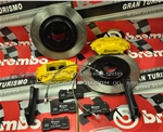豐田銳志后輪升級(jí)BREMBO F40剎車套裝配合330MM加大型剎車盤