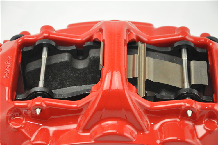 大眾車系GTI 尚酷 高爾夫R CC R36等車型升級專用BREMBO競技版剎車套裝 6活塞剎車鮑魚