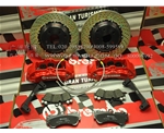 豐田漢蘭達(dá)剎車升級進(jìn)口brembo六活塞剎車，漢蘭達(dá)改裝